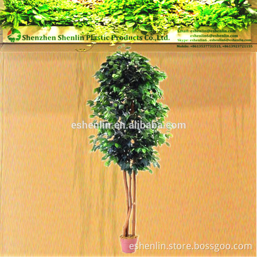 office florals artificial garden pipe vertical ficus plants for sale